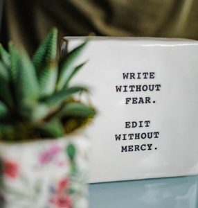 Write your blog posts first, edit later.