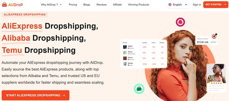 Reliable dropshipping supplier AliDrop for AliExpress Dropshipping, Alibaba Dropshipping, and Temu Dropshipping.