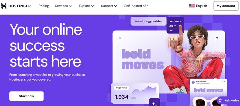Hosting offers business email to grow your online business