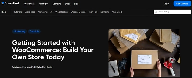 Build an online store with WooCommerce using DreamHost's Managed Hosting.