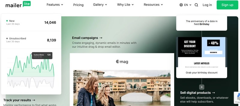 MailerLite is an amazing tool to create email campaigns and grow online with email marketing