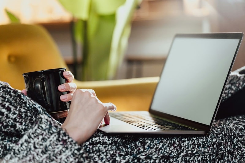 Woman checking the best platforms to monetize skills and make money online.